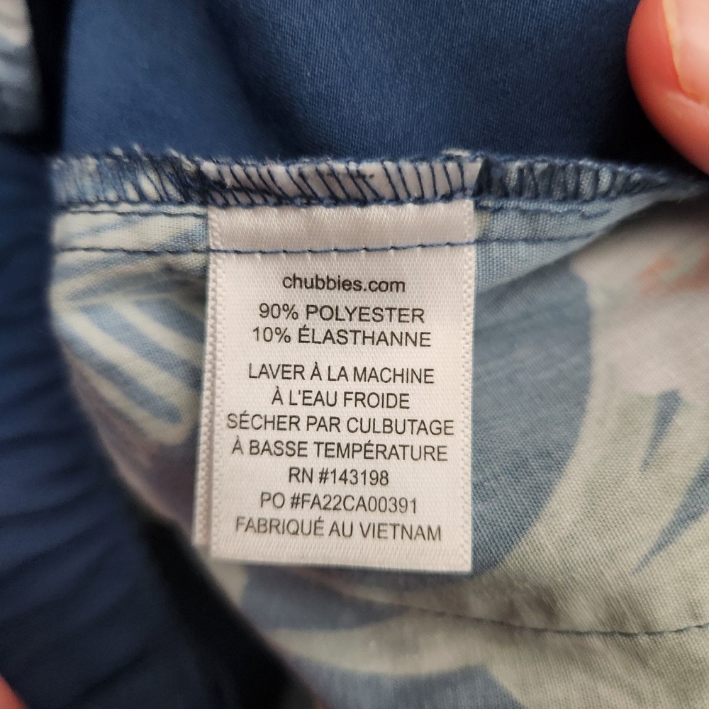 Chubbies Mens XL Blue The New Avenues Everywear Pants Drawstrings Stretch NWOT - Picture 10 of 11